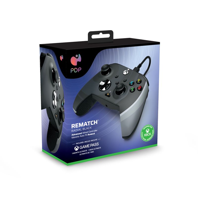 PDP-Rematch-Nero-Bianco-USB-Gamepad-PC-Xbox-One-Xbox-Series-S-Xbox-Series-X