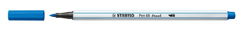 STABILO-Pen-68-brush-marcatore-Blu-1-pz