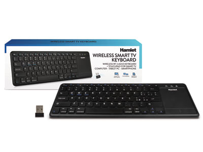 Hamlet-XKK400ITA-tastiera-RF-Wireless-QWERTY-Italiano-Nero