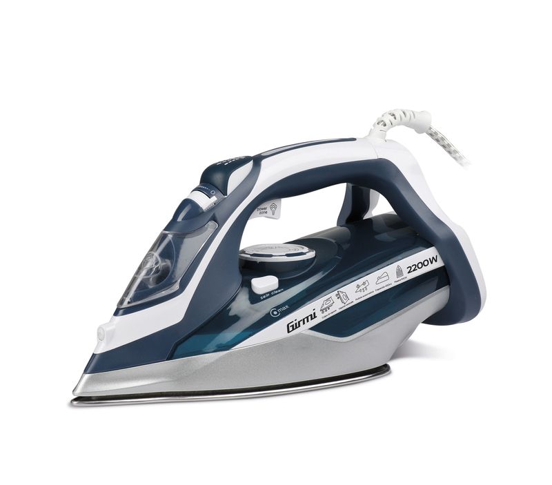 Girmi-ST60-Ferro-da-stiro-a-secco-e-a-vapore-Acciaio-inossidabile-220-W-Blu-Argento-Bianco