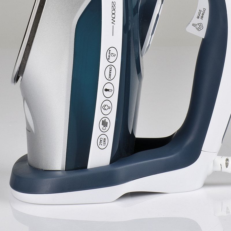 Girmi-ST60-Ferro-da-stiro-a-secco-e-a-vapore-Acciaio-inossidabile-220-W-Blu-Argento-Bianco
