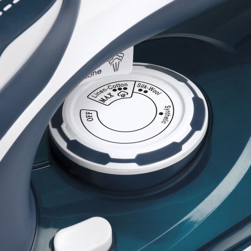 Girmi-ST60-Ferro-da-stiro-a-secco-e-a-vapore-Acciaio-inossidabile-220-W-Blu-Argento-Bianco