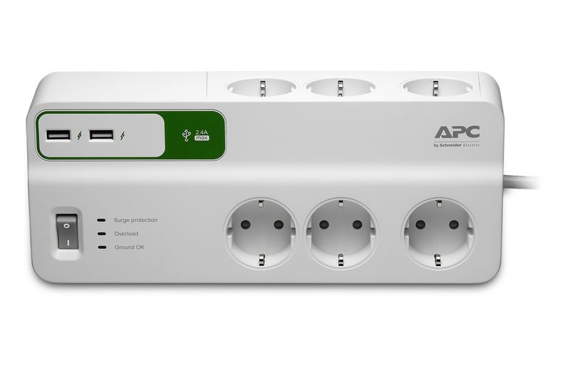 APC-PM6U-GR-protezione-da-sovraccarico-Bianco-6-presa-e--AC-230-V-2-m