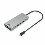 ACT AC7095 replicatore di porte e docking station per laptop Cablato USB 3.2 Gen 1 (3.1 Gen 1) Type-C Grigio