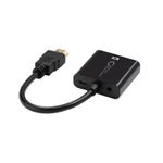 Adattatore-HDMI-Maschio-a-VGA-Femmina---Supporta-risoluzione-fino1920-1080P-60Hz---15cm---Con-Audio