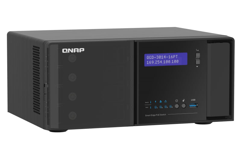 QNAP-QGD-3014-16PT-8G-switch-di-rete-Gestito-Gigabit-Ethernet--10-100-1000--Supporto-Power-over-Ethernet--PoE--Nero