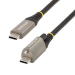 StarTech.com Cavo USB-C con viti di bloccaggio superiori da 1m - Cavo da USB-C a USB- C certificato 10Gbps - Cavo USB