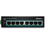 Trendnet-TI-PE80-switch-di-rete-Non-gestito-Fast-Ethernet--10-100--Supporto-Power-over-Ethernet--PoE--Nero--TRENDnet-TI-