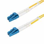 StarTech.com Cavo in fibra ottica duplex monomodale OS2 da LC a LC (UPC) da 2m, 9/125µm, 10G