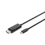 Digitus Cavo adattatore bidirezionale USB Type C minore=maggiore DisplayPort