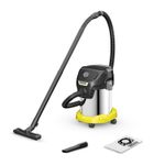 Karcher-KWD-3-S-V-17-4-20-F-17-L-Aspiratore-a-cilindro-Secco-e-bagnato-1000-W-Sacchetto-per-la-polvere