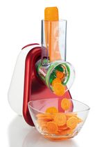 Moulinex-Fresh-Express-DJ755G-Affettatutto-Grattugia-Elettrico-5-Funzioni-di-Taglio-150-W-1-Liter-1-Decibel-plastica-Rosso