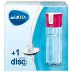 Brita-Fill-Go-Bottle-Filtr-Pink-Bottiglia-per-filtrare-l-acqua-Rosa-Trasparente