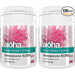 Aloha MenoPausa Integratore Alimentare Completo Supporto Metabolismo Vitamina D Compresse Pack x2 Menopausa Vampate Calore Ossa