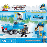 Cobi COBI ACTION TOWN - #1569  50PZ POLICE SNOW PATROL