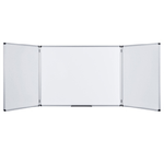 BI-OFFICE Lavagna magnetica Maya Trio - 90 x 240 cm (aperta) - bianco - Bi-Office