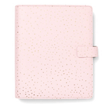 FILOFAX Organiser Confetti - f.to A5 - 233 x 217 x 46 mm - con cinturino - rosa - Filofax