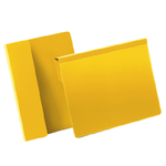 DURABLE Buste identificative - con aletta pieghevole - A5 orizzontale - giallo - Durable - conf. 50 pezzi