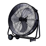 CFG Ventilatore industriale Uragano 82 - carrellato - metallo- nero - CFG