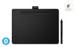 Wacom-Intuos-M-Bluetooth-tavoletta-grafica-Nero-2540-lpi--linee-per-pollice--216-x-135-mm-USB-Bluetooth