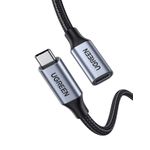 Ugreen USB-C 3.1 Extension Cable cavo USB 1 m USB 3.2 Gen 2 (3.1 Gen 2) USB C Nero, Grigio