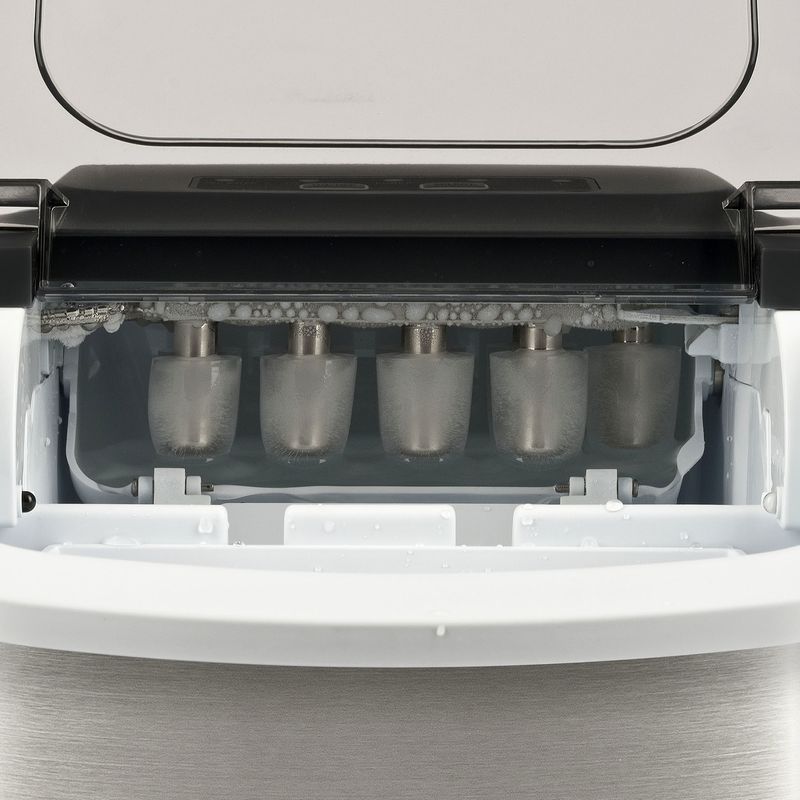 G3-Ferrari-ARTIKO-Macchina-per-ghiaccio-portatile-12-kg-24h-Nero-Stainless-steel