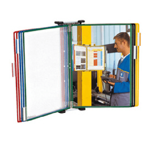 Djois by Tarifold Kit leggio - da muro - 10 buste - A3 - metallo - multicolor - Djois