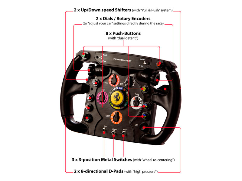 Thrustmaster-Ferrari-F1-Nero-RF-Volante-Analogico-PC-Playstation-3