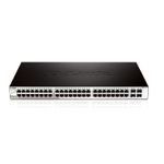 D-Link DGS-1210-52 switch di rete Gestito L2 Gigabit Ethernet (10/100/1000) 1U Nero