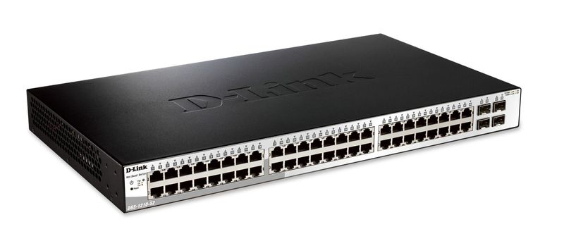 D-Link-DGS-1210-52-switch-di-rete-Gestito-L2-Gigabit-Ethernet--10-100-1000--1U-Nero