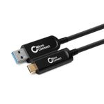 Microconnect MC-USB3.2CA5OP cavo USB 5 m USB 3.2 Gen 2 [3.1 Gen 2] USB A USB C Nero (Premium Optic USB Cable 3.2 - A-C 5