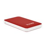 TooQ TQE-2528R contenitore di unità di archiviazione Box esterno SSD Rosso 2.5"