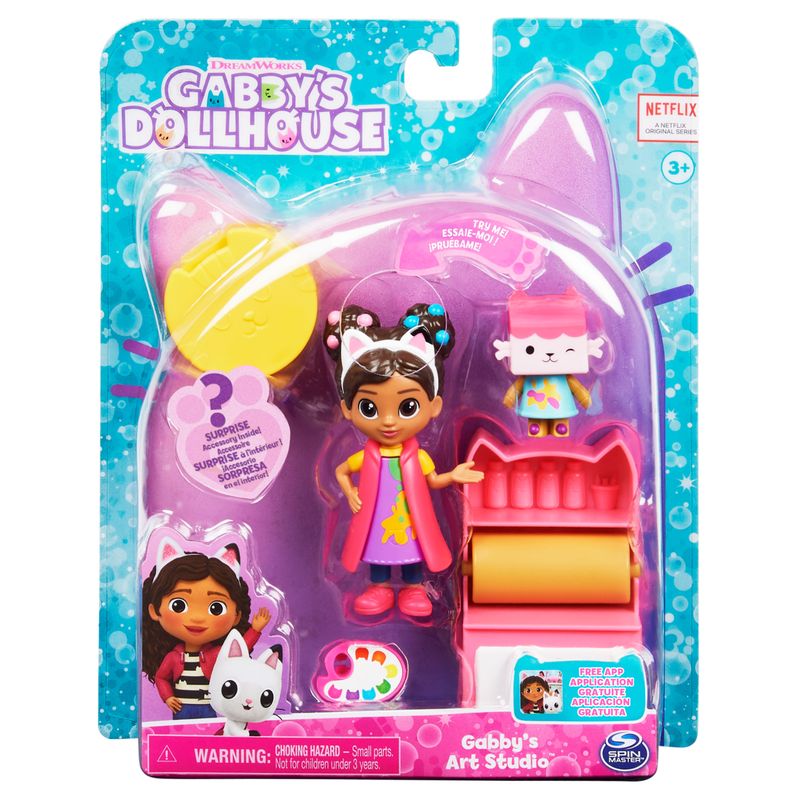 Gabby-s-Dollhouse-Set-Art-Studio-con-2-personaggi-giocattolo-2-accessori-scatola-con-sorpresa-e-mobile