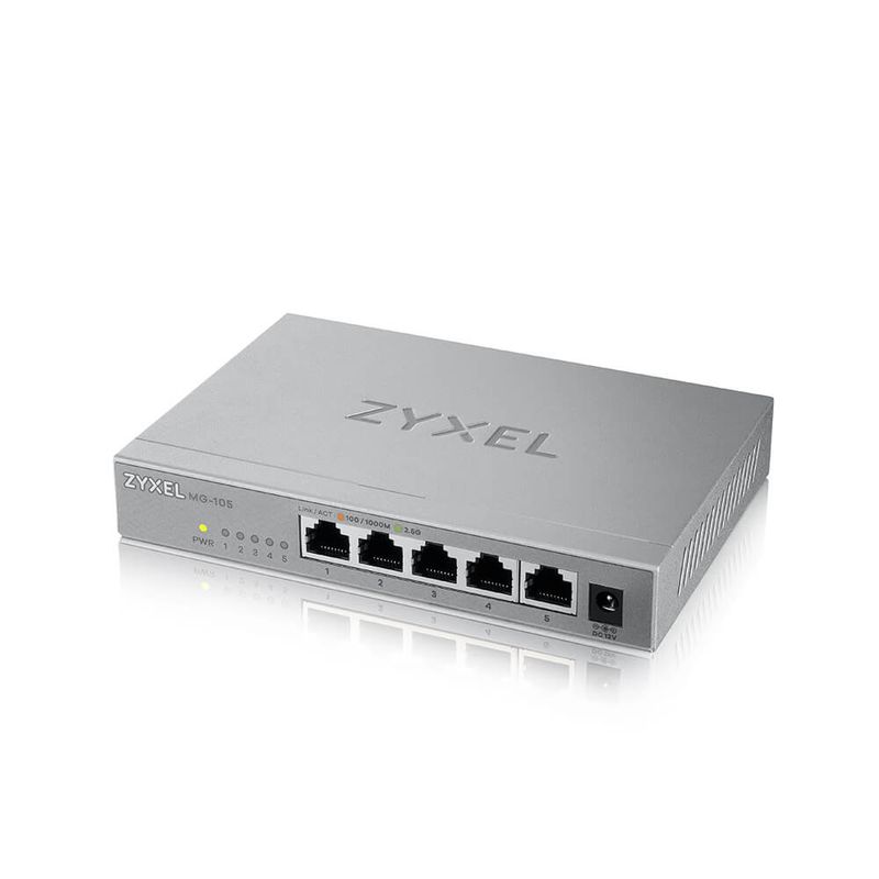 Zyxel-MG-105-Non-gestito-2.5G-Ethernet--100-1000-2500--Acciaio