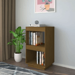 vidaXL Libreria Marrone Miele 40x35x71 cm in Legno Massello di Pino