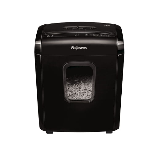 Fellowes-Powershred-6M-distruggi-documenti-Taglio-a-frammenti-Nero
