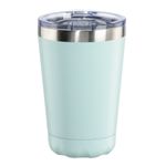 Hama To Go Rotondo Tazza 0,27 L Blu, Acciaio inossidabile, Trasparente 1 pz