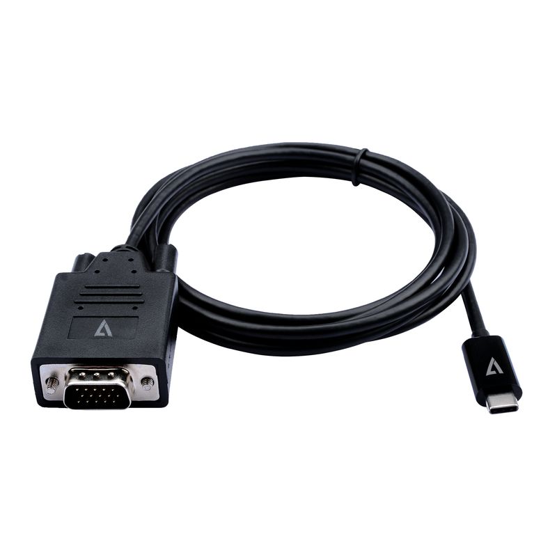 V7-V7UCVGA-2M-cavo-e-adattatore-video-VGA--D-Sub--USB-tipo-C-Nero