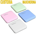 Trade Shop Traesio-porta Mascherina Mascherine Custodia Cover Organizer Portatile Box Tascabile -