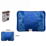 Trade Shop Traesio-borsa Acqua Calda Elettrica Con Tasca Scalda Mani Vari Colori Effetto Peluche -