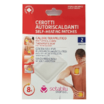 Trade Shop Traesio-2 Cerotti Auto Riscaldanti Calore Corpo Schiena Collo Muscoli Dolore 10x13cm -