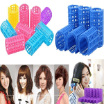 Trade Shop Traesio-kit 16 Bigodini Con Clip 30mm Plastica Hair Rollers Arriccia Capelli Acconciatura -