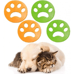 Trade Shop Traesio-set 4 Rimuovi Peli Cane E Gatto Dai Vestiti In Lavatrice E Asciugatrice Silicone -