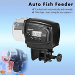 Trade Shop Traesio-dosatore Distributore Cibo Pesci Con Timer Display Lcd Per Acquario Automatico -