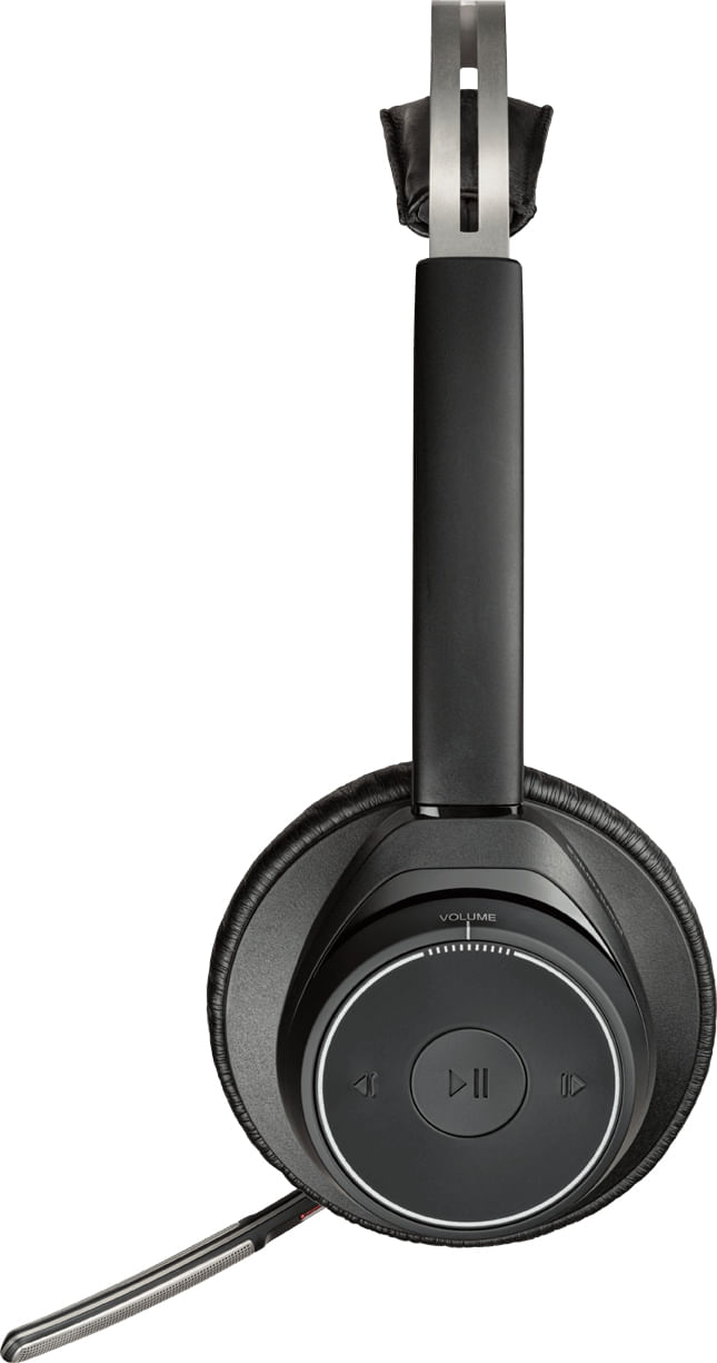 POLY-Voyager-Focus-UC-B825-Auricolare-Wireless-A-Padiglione-Ufficio-Bluetooth-Base-di-ricarica-Nero