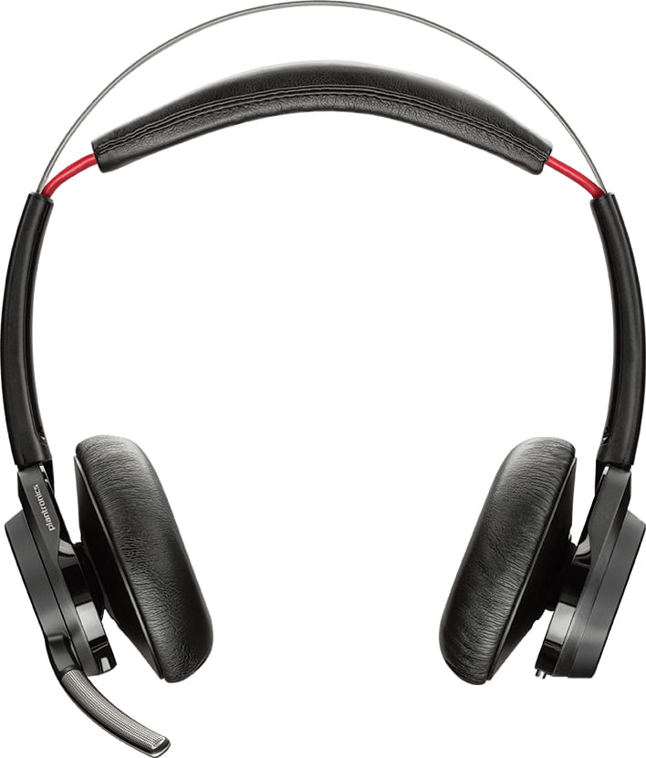 POLY-Voyager-Focus-UC-B825-Auricolare-Wireless-A-Padiglione-Ufficio-Bluetooth-Base-di-ricarica-Nero