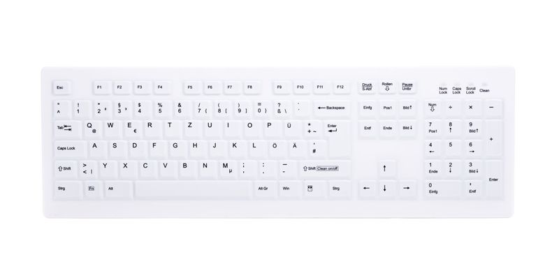 CHERRY-AK-C8100F-FU1-W-GE-tastiera-RF-Wireless-QWERTZ-Tedesco-Bianco