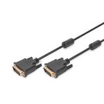Assmann Cavo Dvi Per Monitor - Dvi-D 24+1 Maschio/Maschio Dual Link Mt. 5 Con Ferrite