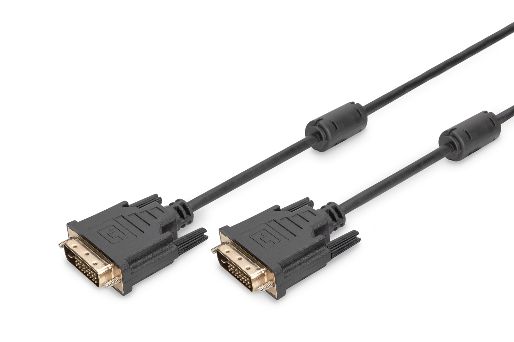 Assmann Cavo Dvi Per Monitor - Dvi-D 24+1 Maschio/Maschio Dual Link Mt. 5 Con Ferrite