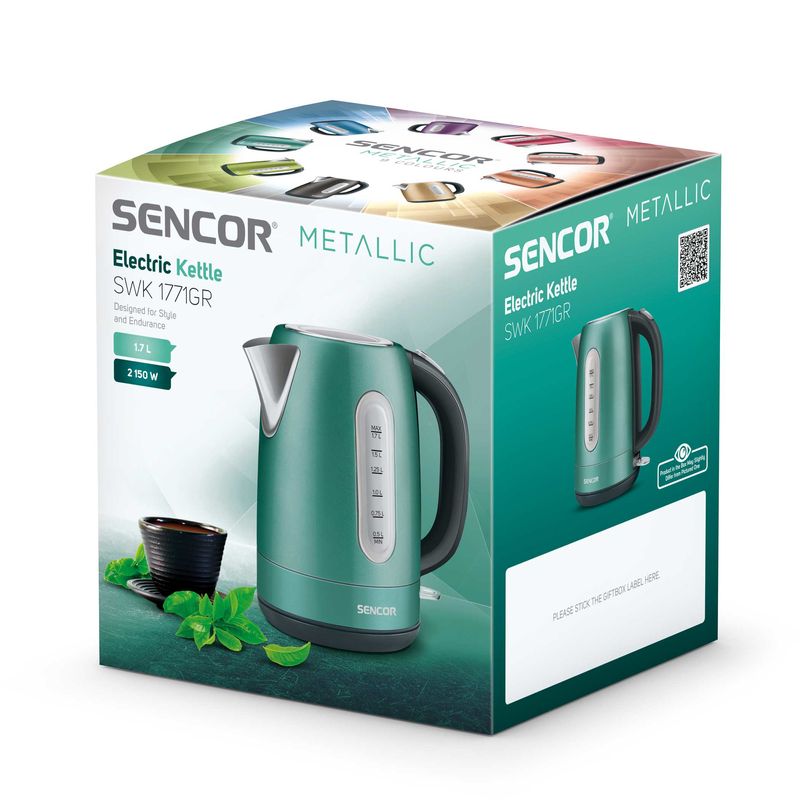 Sencor-SWK-1771GR-bollitore-elettrico-17-L-2150-W-Verde